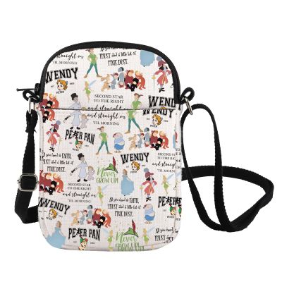 Cartoon Inspire Crossbody Bag Fairytale Fans Gift Character Messenger Bag Fairy Pixie Cartoon Movie Merch (GROW UP CB)