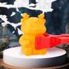 Snowball Maker Toy, 2 Pcs Deer Shaped Snowball Clip, Snow Ball Toys Games with Handle for Kids Winter Snowball Fight Maker Tool Clip view 3