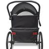 Wike Premium Suspension Bike Trailer - Black - 3-in-1 Double Stroller, Bike Trailer, Jogging Stroller, Tall Kids up to 4'4" - Superior Shock Absorbsion, 5 Point Safety Harness, Bug + Rain Screen view 4