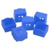 PATIKIL Pool Chalk Holder, 8 Pack Billiard Chalk Storage Holder Portable Cue Chalk Holder Billiards Pool Table Accessory for Pool Chalk, Blue view 1
