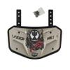 Feed Me Chrome Football Back Plate - Lower Back Protection for Shoulder Pads - Back Bone Protector Shield Backplate for Youth & Adult (Adult)