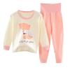 Baby 2-Piece Cotton ajama Set Toddler Boys Girls Long Sleeve Slepwear Cartoon js Spring (Pink-3, 12-18 Months) view 1