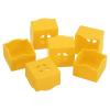 PATIKIL Pool Chalk Holder, 7 Pack Billiard Chalk Storage Holder Portable Cue Chalk Holder Billiards Pool Table Accessory for Pool Chalk, Yellow view 1