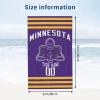 Jykuvtf Personalized Beach Towel Custom Beach Towels with Name and Number for Men Women Fans 32 X 52 Inch view 2