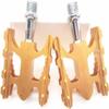 Bike Pedals with Reflective Strips Folding Bicycle Pedals Sealed Bearings for Aluminum Anti-Slip Road Universal Bicycle Pedals(OneColor) view 1