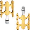 Bike Pedals with Reflective Strips Folding Bicycle Pedals Sealed Bearings for Aluminum Anti-Slip Road Universal Bicycle Pedals(OneColor) view 3