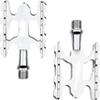 Bike Pedals with Reflective Strips Folding Bicycle Pedals Sealed Bearings for Aluminum Anti-Slip Road Universal Bicycle Pedals(OneColor) view 4