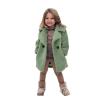 Baby Girls Faux Fur Teddy Long Coat Tollder Kids Winter Fleece Jacket Warm Outwear Clothes(Green-B, 18-24 Months) view 1