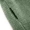 Baby Girls Faux Fur Teddy Long Coat Tollder Kids Winter Fleece Jacket Warm Outwear Clothes(Green-B, 18-24 Months) view 3