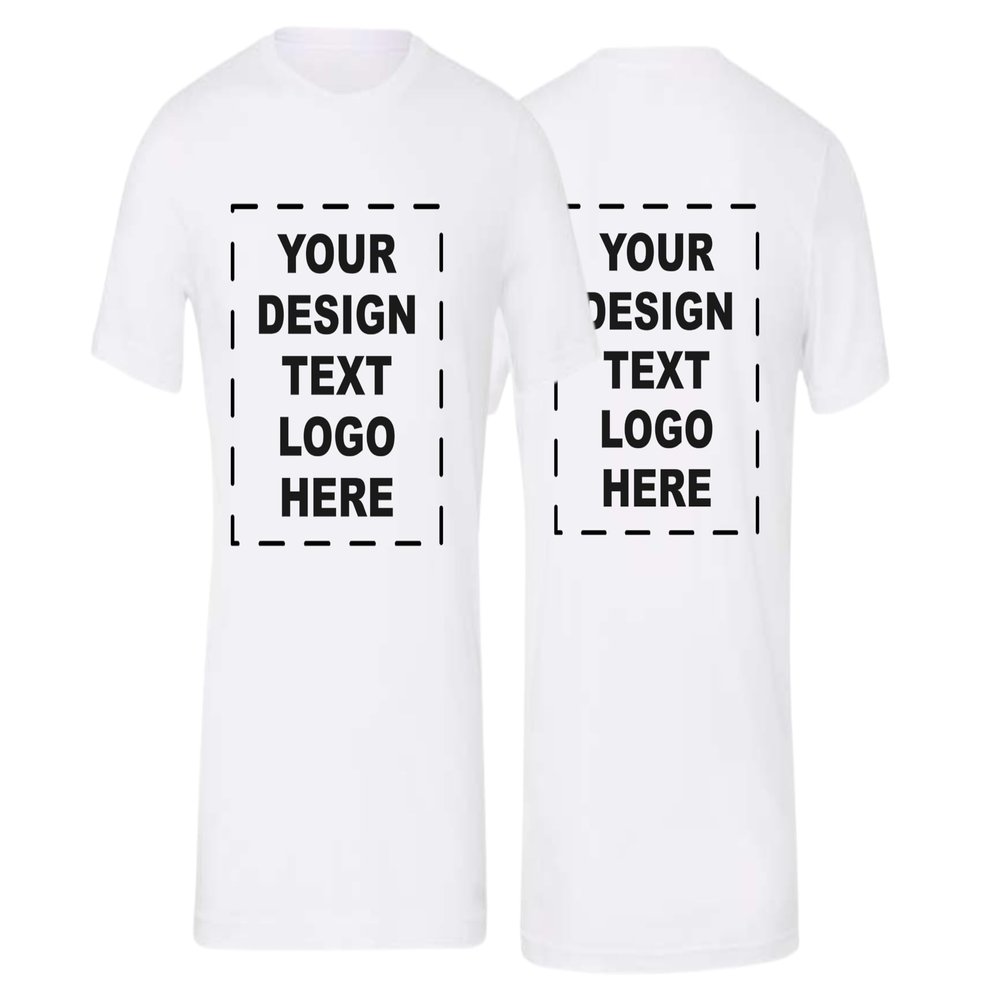 Custom T Shirt for Men/Women/Kids Design Your Own Shirt Add Text/Photo/Logo Personalized Tee with Your Design for Special Day Toddler White 5T