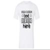Custom T Shirt for Men/Women/Kids Design Your Own Shirt Add Text/Photo/Logo Personalized Tee with Your Design for Special Day Toddler White 5T view 2