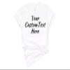 Custom T Shirt for Men/Women/Kids Design Your Own Shirt Add Text/Photo/Logo Personalized Tee with Your Design for Special Day Toddler White 5T view 4