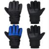SATINIOR 2 Pairs Kids Waterproof Winter Snow Gloves Ski Gloves for Boy Girl Outdoor Warm Thickening Snowboard(Blue, Gray,3-6 Years) view 1