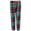 Women's Plaid Flannel Open Bottom Pants view 1