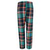 Women's Plaid Flannel Open Bottom Pants view 2