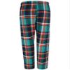 Women's Plaid Flannel Open Bottom Pants view 4