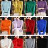 MQSHUHENMY Wool Sweaters for Women, Womens Wool Sweater, Long Sleeve Crew Neck Soft Warm Knit Jumpers Trendy (Deep Purpla,2XL) view 2