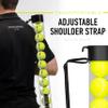 Franklin Sports Tennis + Padel Ball Hopper Tube - (15) Tennis Ball Picker Upper Tube - Hopper + Picker for Quick Pickup + Storage - Practice + Training Equipment - Balls Not Included view 3