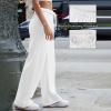 tobchonp Wide Leg Sweat Pants Womens Wide Leg Sweatpants Y2k Comfy High Waisted Baggy Sweat Pants Interior Drawstring Workout Joggers with Pockets Workout Sweatpants Women Womens Sweatpants view 4