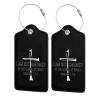 Religious Christian Faith Jesus-Romans 116 Leather Baggage Bag Luggage Tags with Privacy Cover view 1