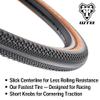 WTB Vulpine S Gravel Bike Tire (700 x 40) Tubeless Folding - Racing Tire w/Slick Centerline - SG Puncture Protection (Tan) view 2
