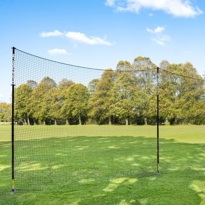 Stop That Ball Pro Socketed Ball Stop Net & Posts | Multi-Sport Removable Net Systems - Choose Your Own Size & Net Type! (Baseball, 10ft x 80ft)
