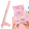 Kids Pinball Game Improve Hand Eye Coordination Children Pinball Race Toy with Bracket (Pink) view 3