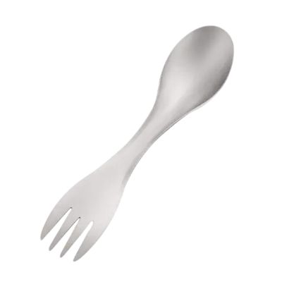 FLYXF Spork 2 In1 Lightweight Spoon Fork Tablewares for Outdoor Camping Backpacking Hikings Picnics Camping Cutlery