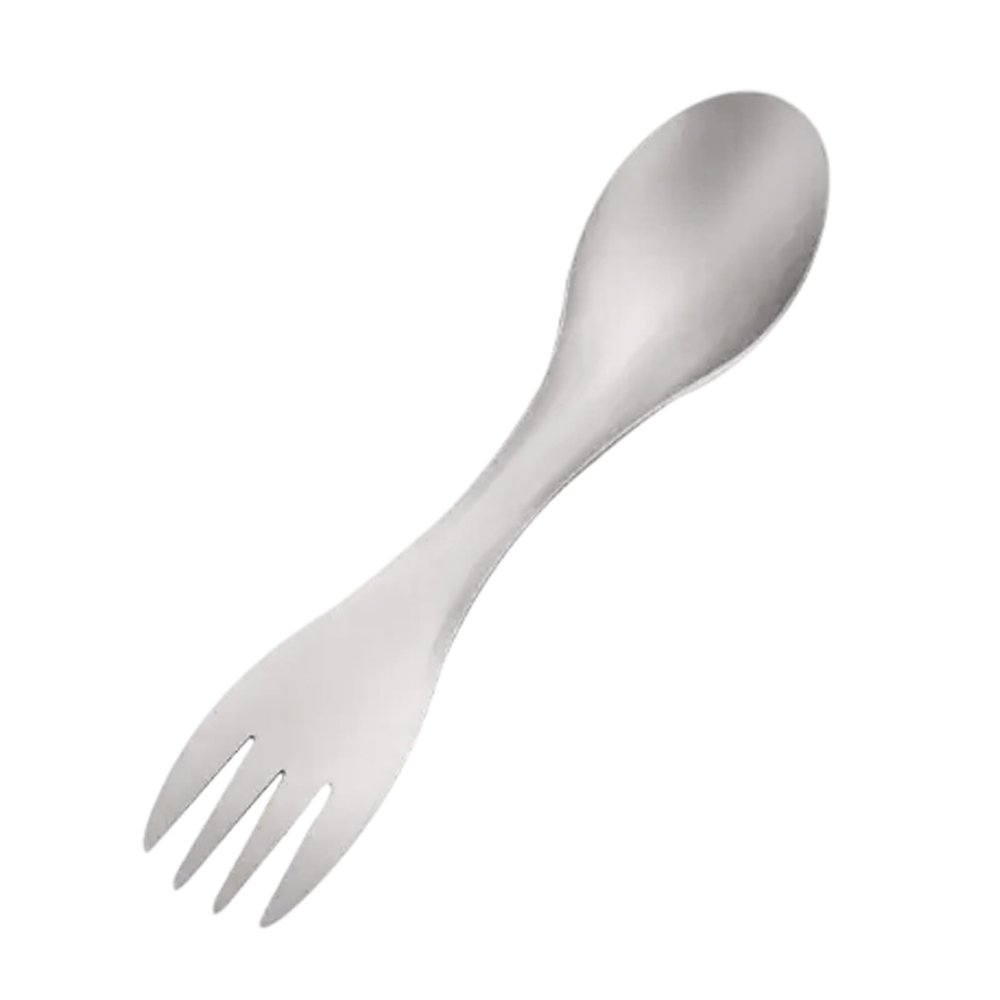 FLYXF Spork 2 In1 Lightweight Spoon Fork Tablewares for Outdoor Camping Backpacking Hikings Picnics Camping Cutlery