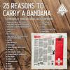 Colter Co. 100% Cotton Wilderness First Aid Survival Bandana, Printed with First Aid Information, American Made view 3