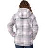 Free Country Girls' Chill Out Fleece Jacket Grey Plaid S view 4