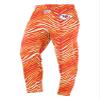 Zubaz NFL Unisex Z88 Pants for Men and Women Zebra Pattern, Kansas City Chiefs, X-Large view 1