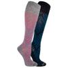 Dr. Scholl's Women's Mesh Floral Knee High Compression 2 Pair Pack, Pink Assorted, Women's Shoe Size: 8-12 view 1