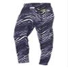 Zubaz NFL Unisex Z88 Pants for Men and Women Zebra Pattern, Baltimore Ravens, Small view 1