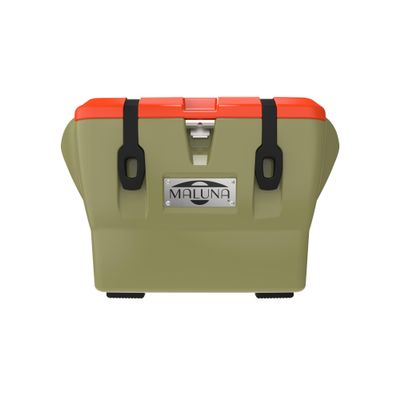 Maluna 22 Cooler Daybreak Tan/Blaze Orange | Hard Cooler | Insulated | Rotomolded | Made in USA