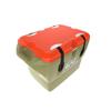 Maluna 22 Cooler Daybreak Tan/Blaze Orange | Hard Cooler | Insulated | Rotomolded | Made in USA view 2