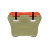 Maluna 22 Cooler Daybreak Tan/Blaze Orange | Hard Cooler | Insulated | Rotomolded | Made in USA view 3