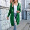Women's Zip Up Long Hoodies Long Sleeve Drawstring Hooded Oversized Sweatshirts 2025 Fall Fleece Jackets with Pockets Black Zip Up Jacket Zip Jacket Women view 2