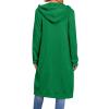 Women's Zip Up Long Hoodies Long Sleeve Drawstring Hooded Oversized Sweatshirts 2025 Fall Fleece Jackets with Pockets Black Zip Up Jacket Zip Jacket Women view 3