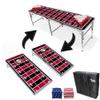 2-in-1 Cornhole Boards & Party Pong Table - Atlanta Football Field view 1