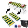 2-in-1 Cornhole Boards & Party Pong Table - Green Bay Football Field view 1