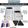 2-in-1 Cornhole Boards & Party Pong Table - Washington Football Field view 2