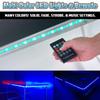 2-in-1 Cornhole Boards & Party Pong Table w/LED Lights - NY Football Field view 4