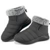 Alicegana Winter Snow Boots for Women: Comfortable Warm Fur Lined Anti Slip Winter Shoes Waterproof Slip On Walking Outdoor Ankle Booties view 1