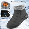 Alicegana Winter Snow Boots for Women: Comfortable Warm Fur Lined Anti Slip Winter Shoes Waterproof Slip On Walking Outdoor Ankle Booties view 4