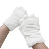 Greenery-GRE Cute Faux Fur Bear Paw Fingerless Mittens for Women Girls Furry Plush Winter Cat Claw Gloves for Halloween Cosplay Costume (Beige, One Size) view 4