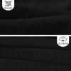 BOOPH 6 Pairs Kids Crew Socks Boys Girls Athletic Cushioned Hiking Sock Warm Soft Running Socks Black 4-7 Years view 4