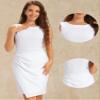 Allegra K Sheath Dress for Women Business Casual Sleeveless Boat Neck Retro Work Office Pencil Dresses Small White view 4