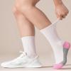 BOOPH 6 Pairs Kids Crew Socks Boys Girls Athletic Cushioned Hiking Sock Warm Soft Running Socks Multicolor 10-14 Years view 2
