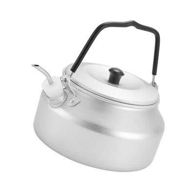 LEIXIUSM Portable Water Kettle Camping Cooking Stove Camping Tea Kettle Camp Tea Coffee Pot Tea Kettle Stovetop Stainless Steel Tea Pot Whistle Boiling Water Pot Gas Stove Camping Accessory